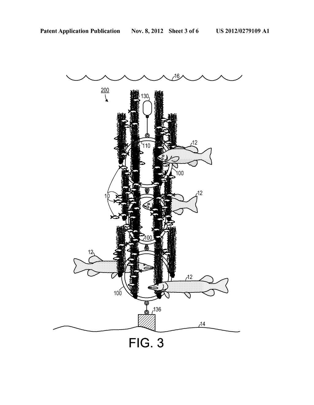 Artificial Weed System for Ice Fishing - diagram, schematic, and image 04