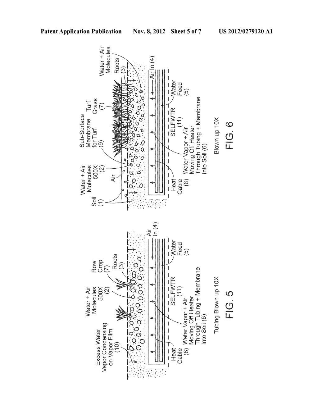 SUBSURFACE HEAT ACTUATED EVAPORATIVE IRRIGATION METHOD AND SYSTEM - diagram, schematic, and image 06