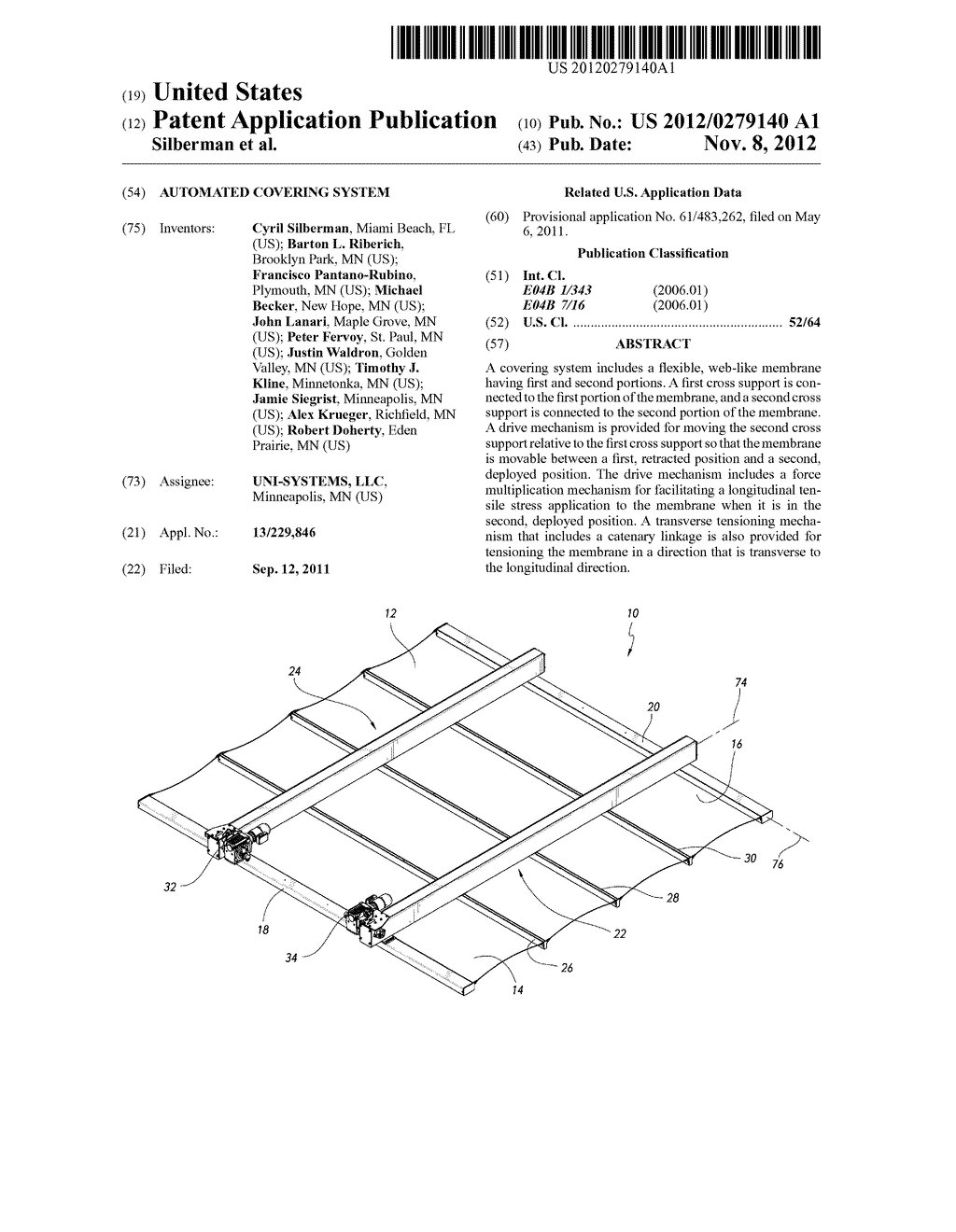 AUTOMATED COVERING SYSTEM - diagram, schematic, and image 01