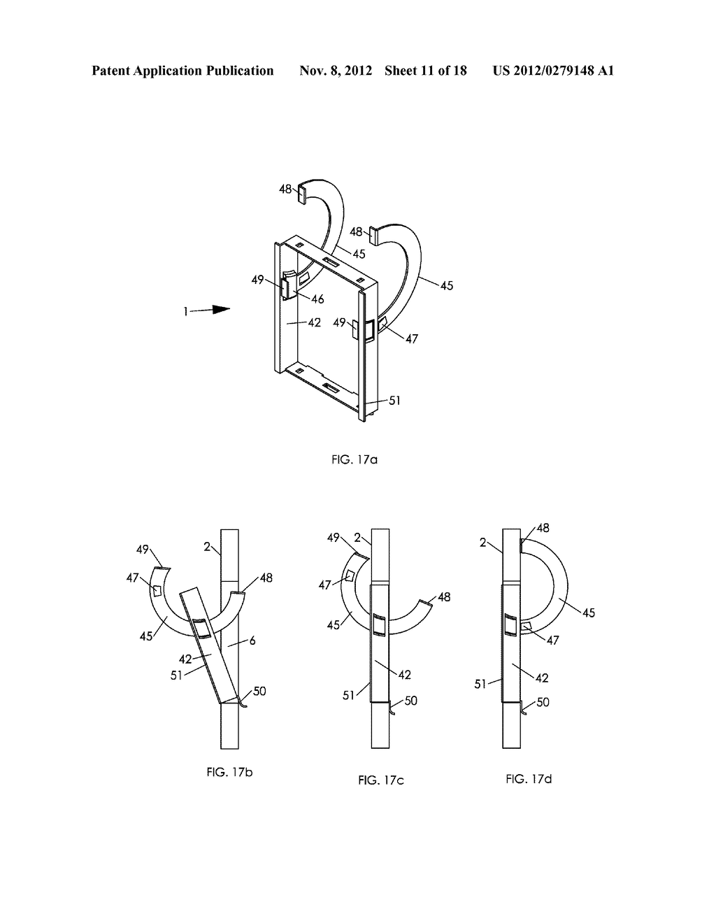 WALL MOUNTING APPARATUS AND METHOD - diagram, schematic, and image 12