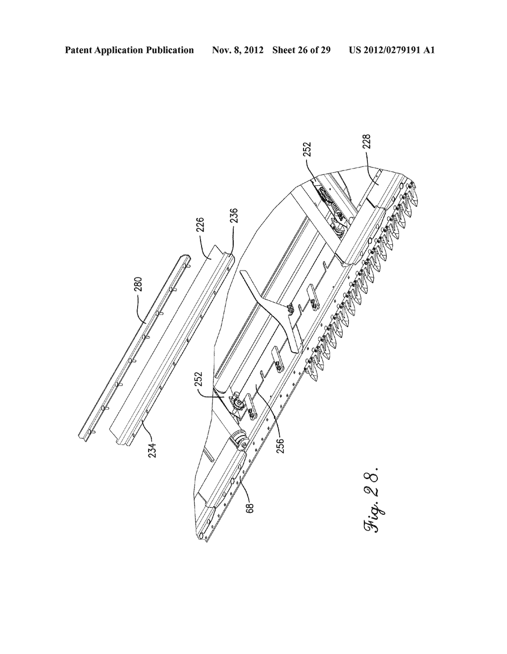 Interlocking Belt Guards for a Draper Header - diagram, schematic, and image 27