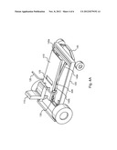 RIDING MOWER WITH A SUSPENSION COMPONENT COUPLED TO A PLURALITY OF USER     SUPPORT COMPONENTS AND METHODS OF MAKING AND USING THEREOF diagram and image