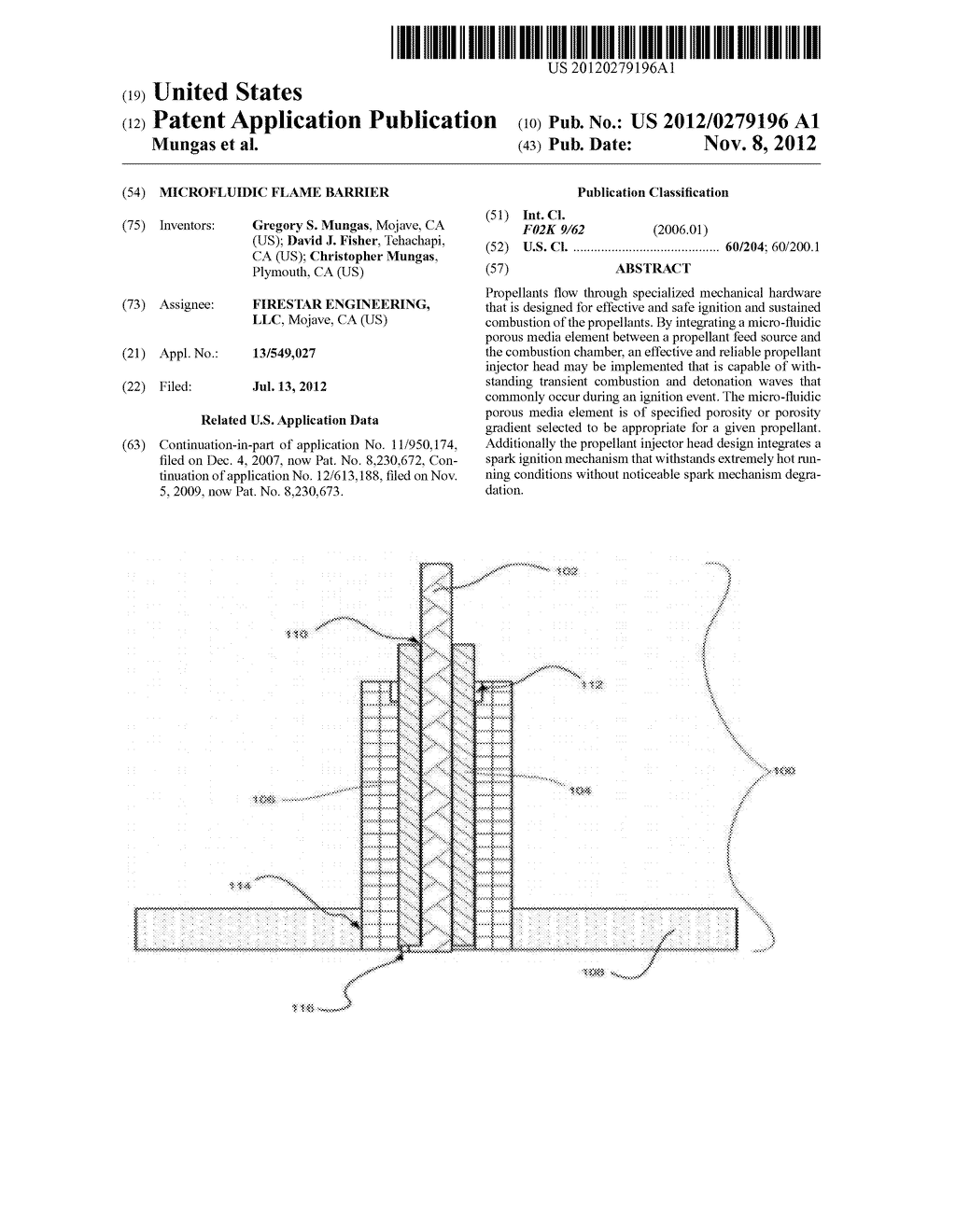 MICROFLUIDIC FLAME BARRIER - diagram, schematic, and image 01