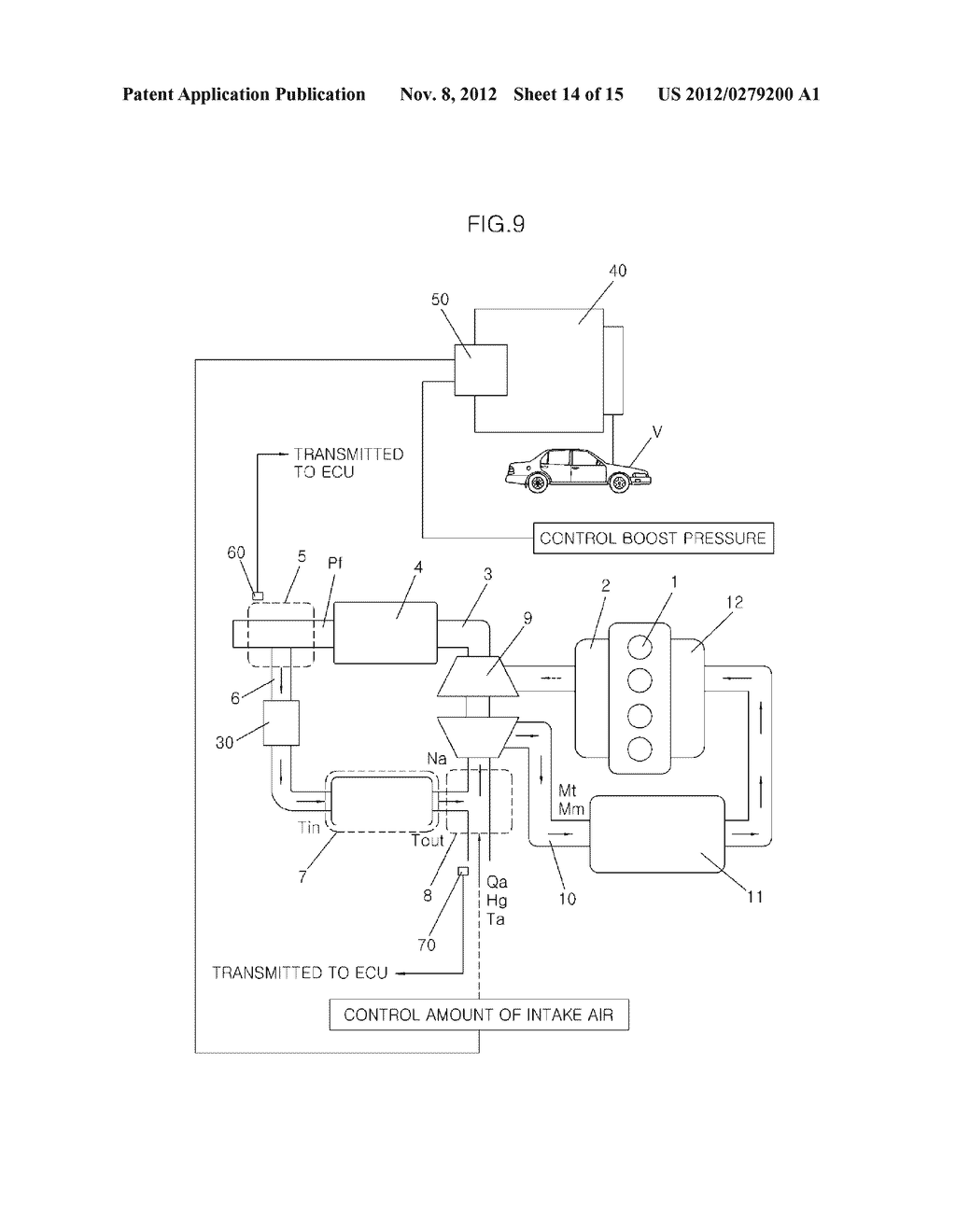 EXHAUST GAS CONDENSATE CONTROL METHOD AND EXHAUST GAS RECIRCULATION SYSTEM     THEREOF - diagram, schematic, and image 15