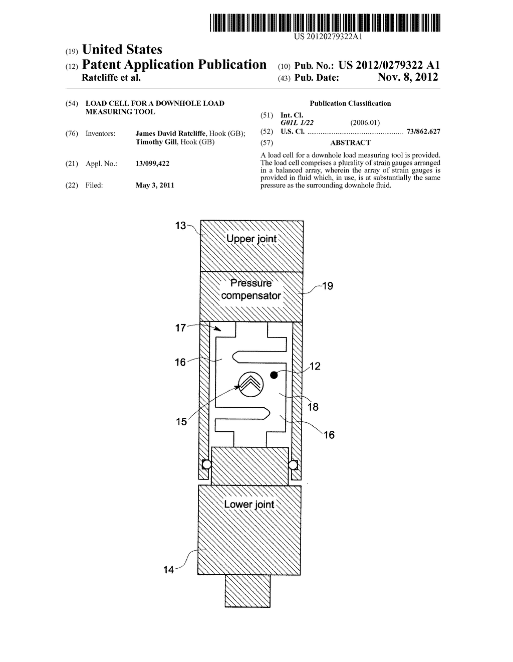 LOAD CELL FOR A DOWNHOLE LOAD MEASURING TOOL - diagram, schematic, and image 01