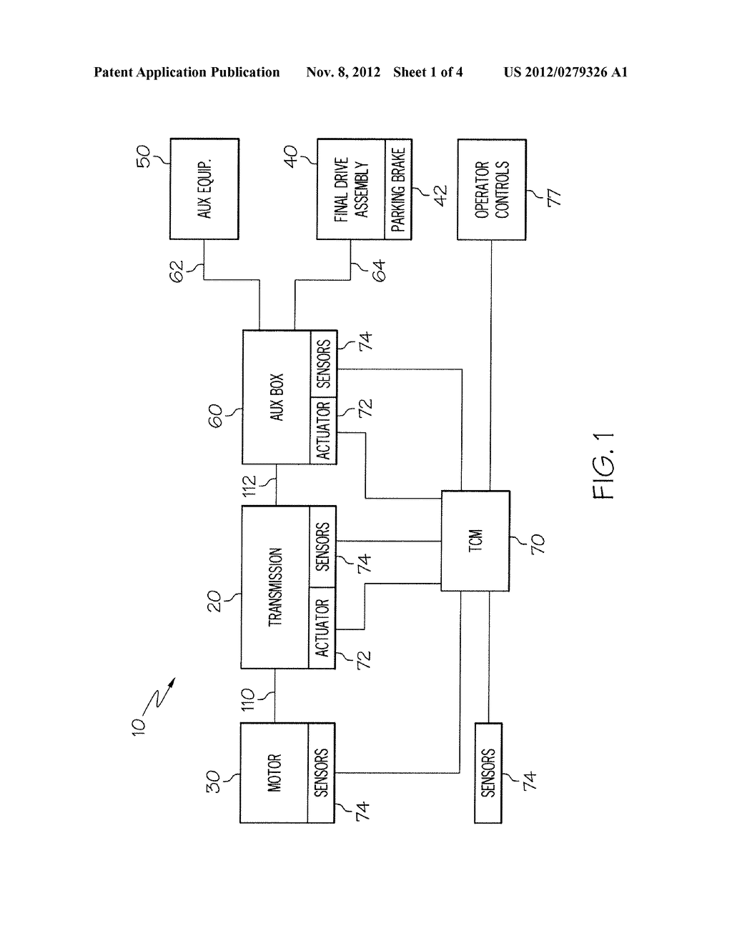 Engagement/Disengagement of Transmission with Auxiliary Gearbox - diagram, schematic, and image 02