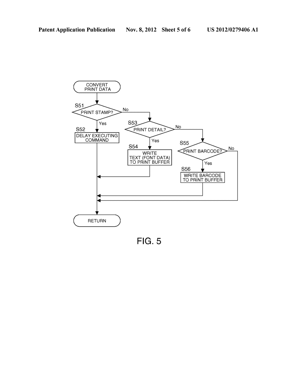 DOUBLE-SIDED RECEIPT PRINTING METHOD AND DOUBLE-SIDED RECEIPT PRINTER - diagram, schematic, and image 06