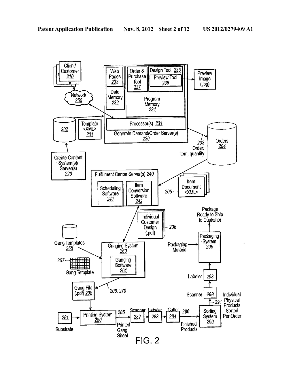 METHOD AND SYSTEM FOR APPLYING CUSTOMER-SPECIFIC LABELS TO UNPRINTED SIDE     OF PRINTED PRODUCTS - diagram, schematic, and image 03