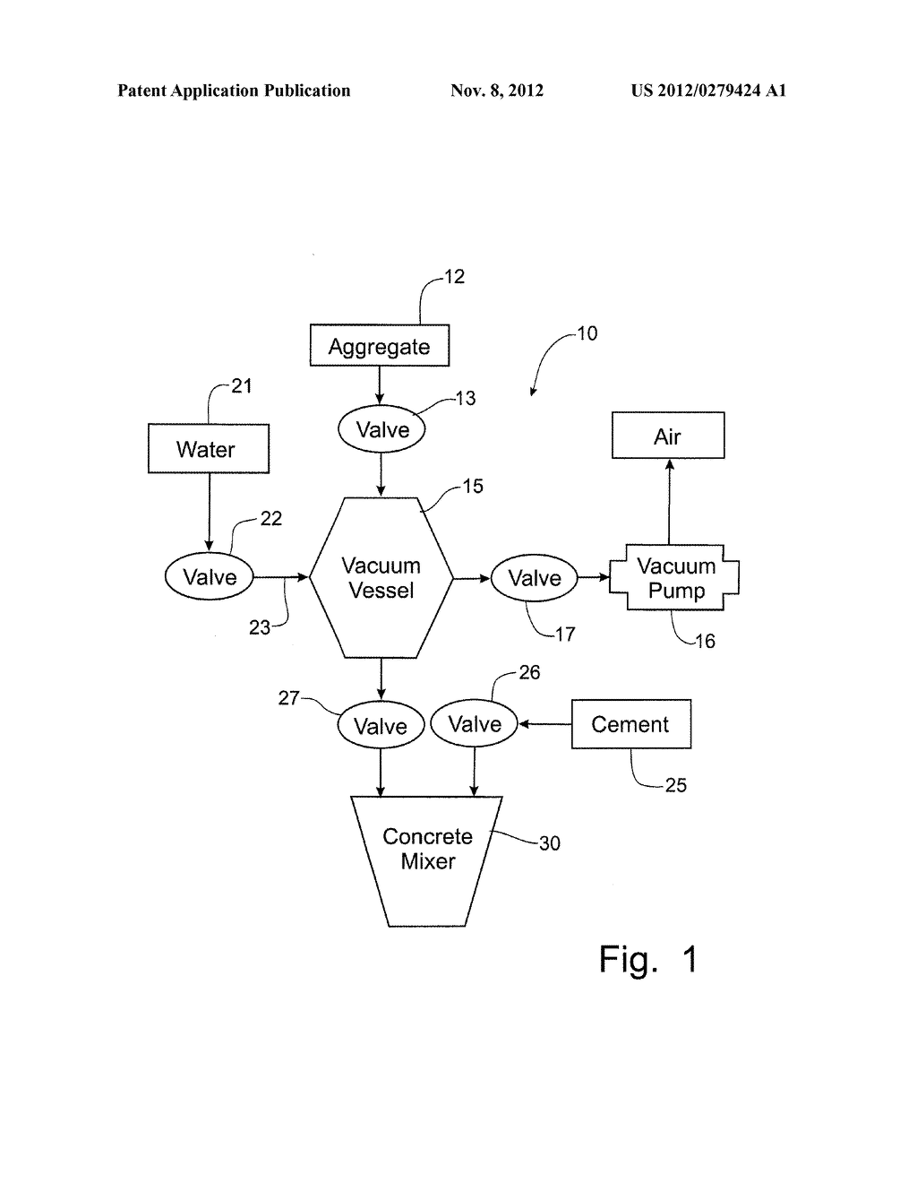 DIRECT BATCH AGGREGATE VACUUM SATURATION FOR MIXING CONCRETE - diagram, schematic, and image 02