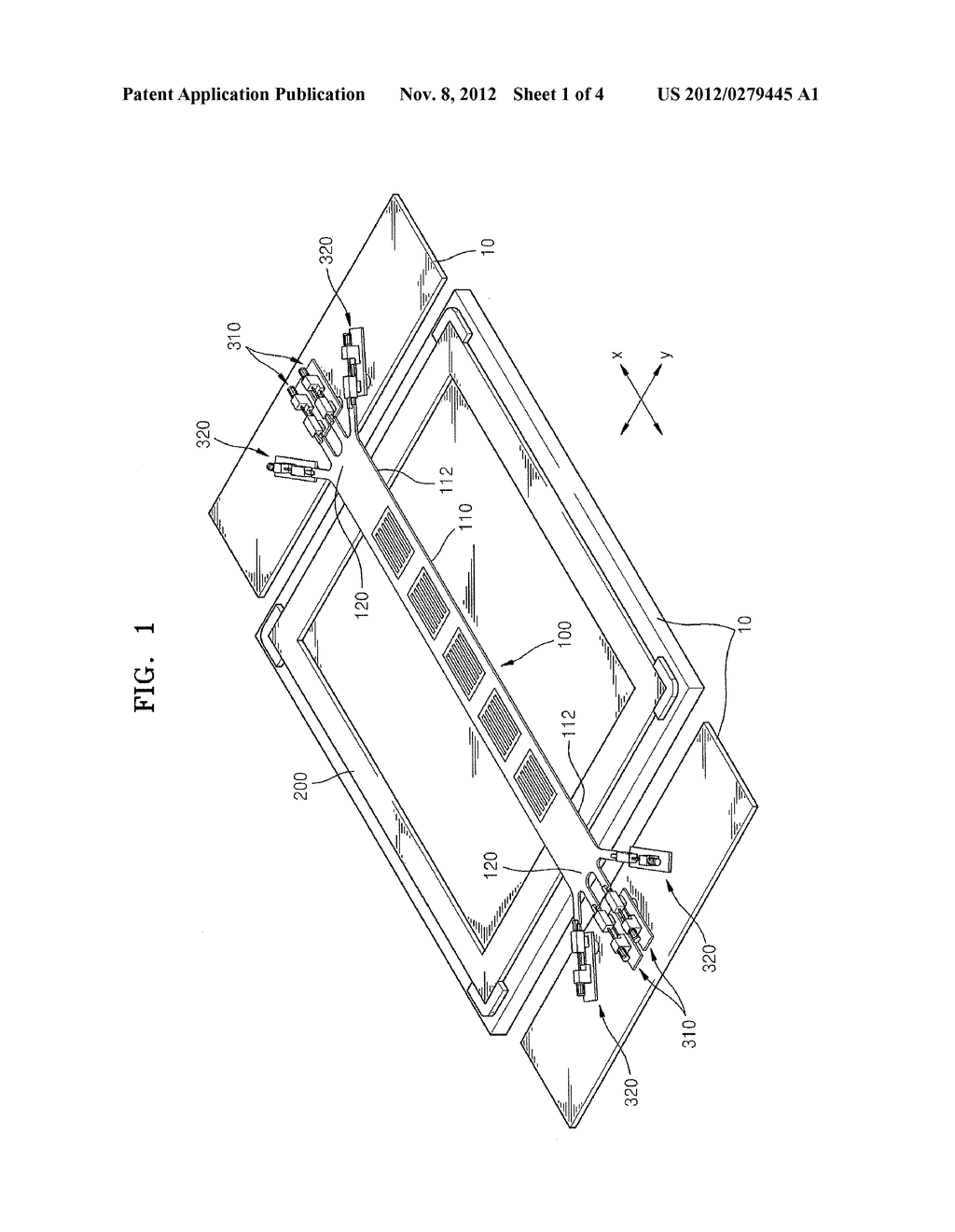 SPLIT MASK AND ASSEMBLING APPARATUS FOR ASSEMBLING A MASK FRAME ASSEMBLY     INCLUDING THE SPLIT MASK - diagram, schematic, and image 02