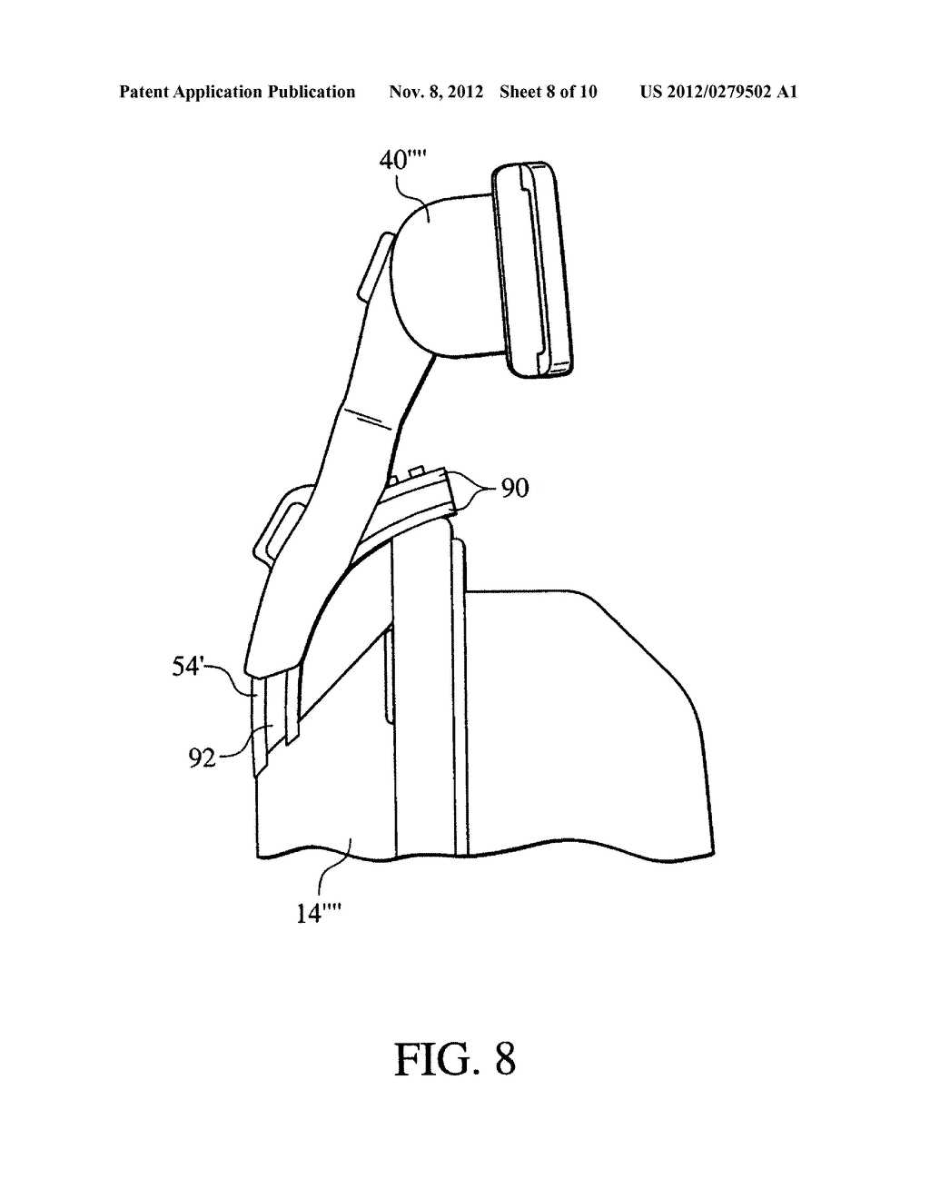 PATIENT INTERFACE WITH FOREHEAD SUPPORT SYSTEM - diagram, schematic, and image 09