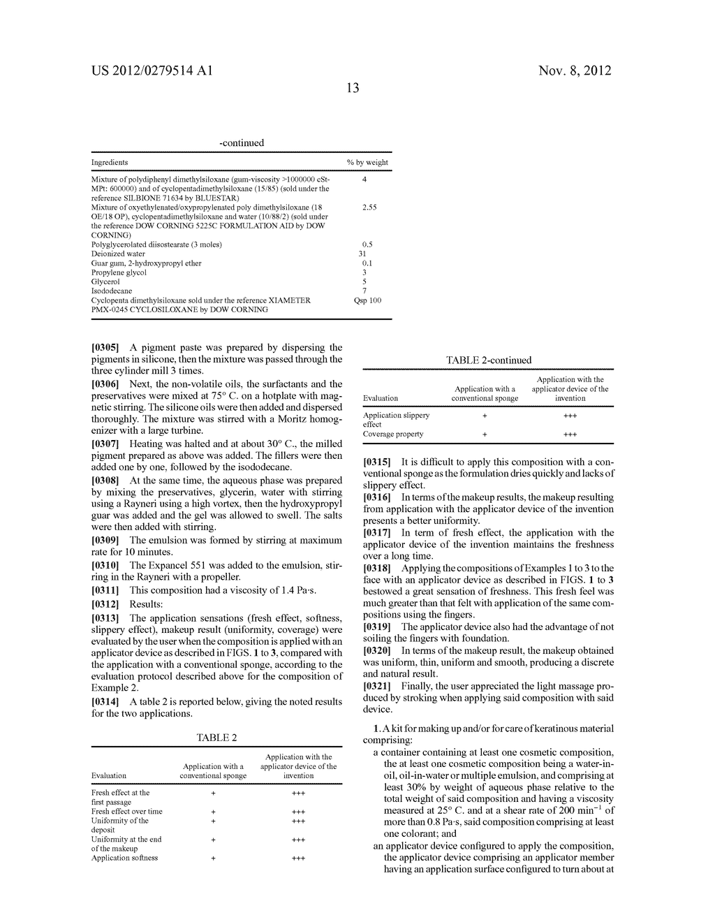 COSMETIC KIT FOR MAKING UP AND/OR FOR CARE OF KERATINOUS MATERIAL - diagram, schematic, and image 17