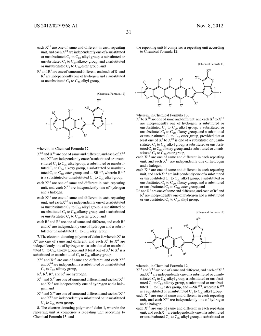 Electron Donating Polymers And Organic Solar Cells Including The Same - diagram, schematic, and image 41