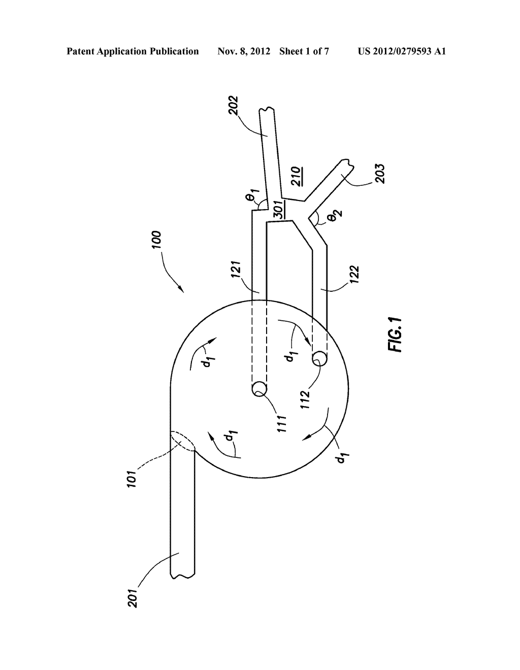 DEVICE FOR DIRECTING THE FLOW OF A FLUID USING A CENTRIFUGAL SWITCH - diagram, schematic, and image 02