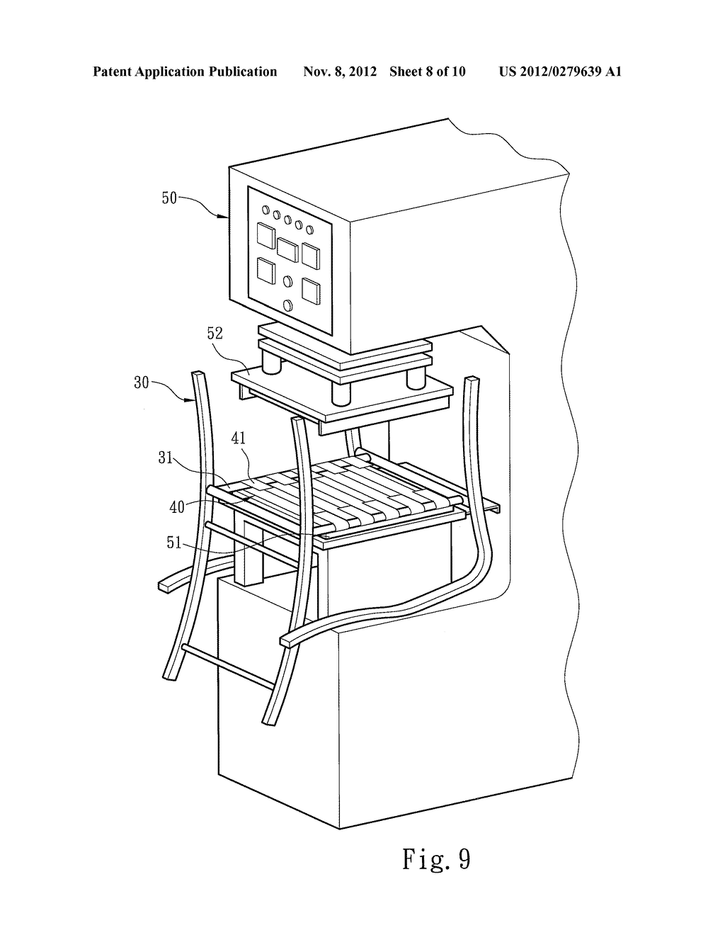 METHOD FOR FASTENING SEAT AND BACKREST SUPPORT OF LEISURE CHAIRS - diagram, schematic, and image 09