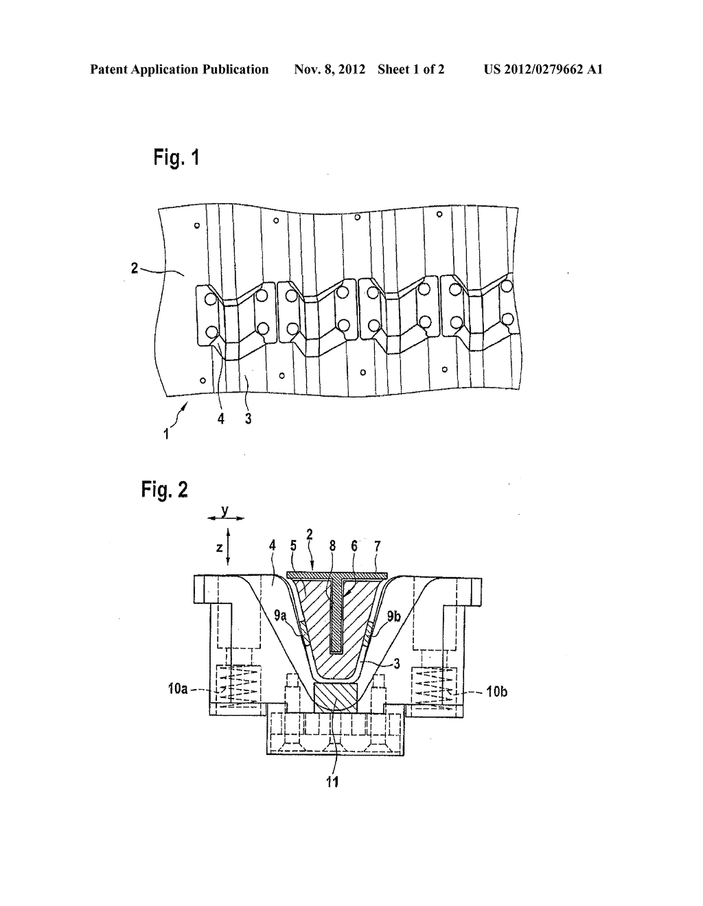 APPARATUS FOR THE PRODUCTION OF AN AIRCRAFT FUSELAGE SHELL CONSISTING OF A     FIBRE COMPOSITE - diagram, schematic, and image 02