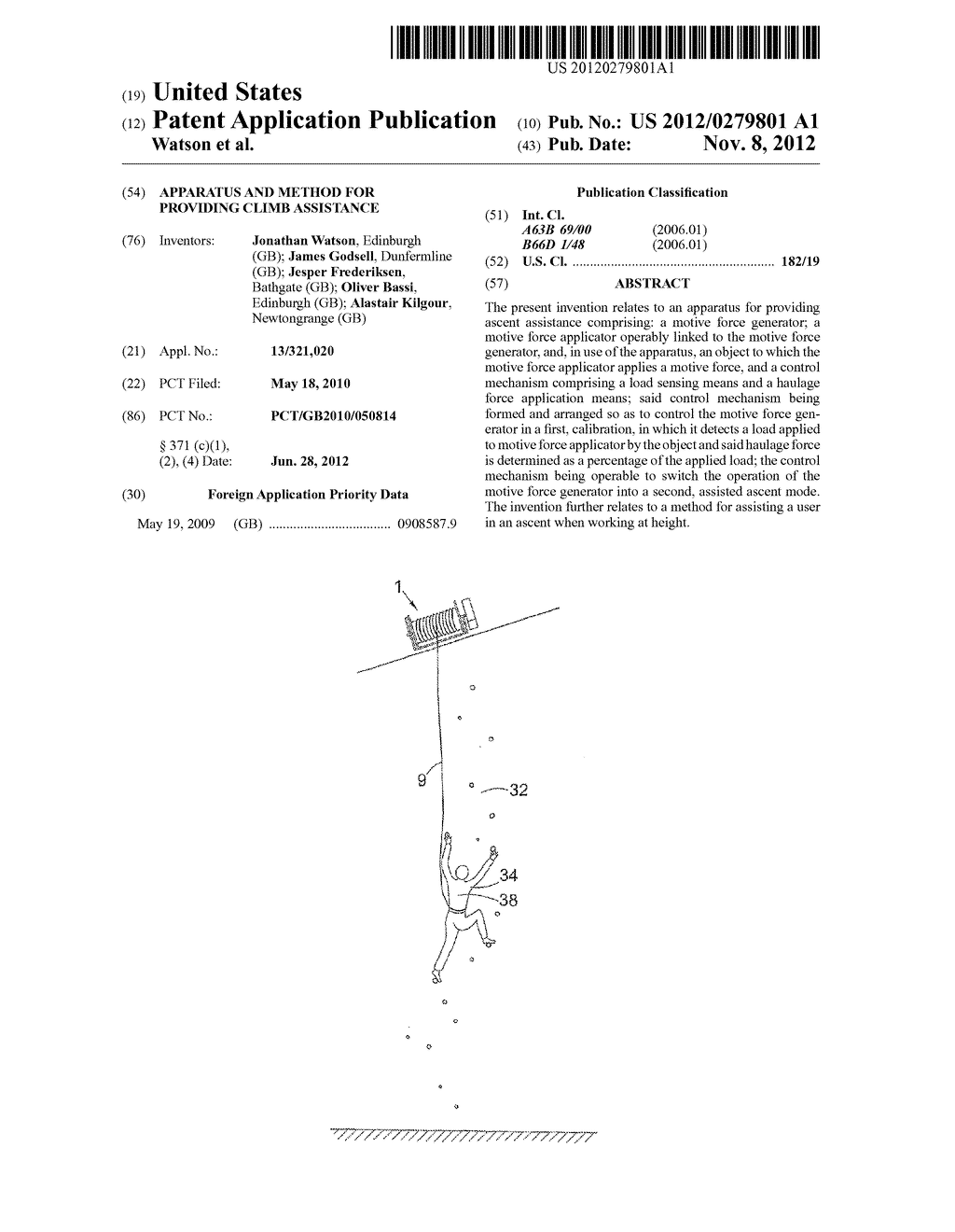 APPARATUS AND METHOD FOR PROVIDING CLIMB ASSISTANCE - diagram, schematic, and image 01