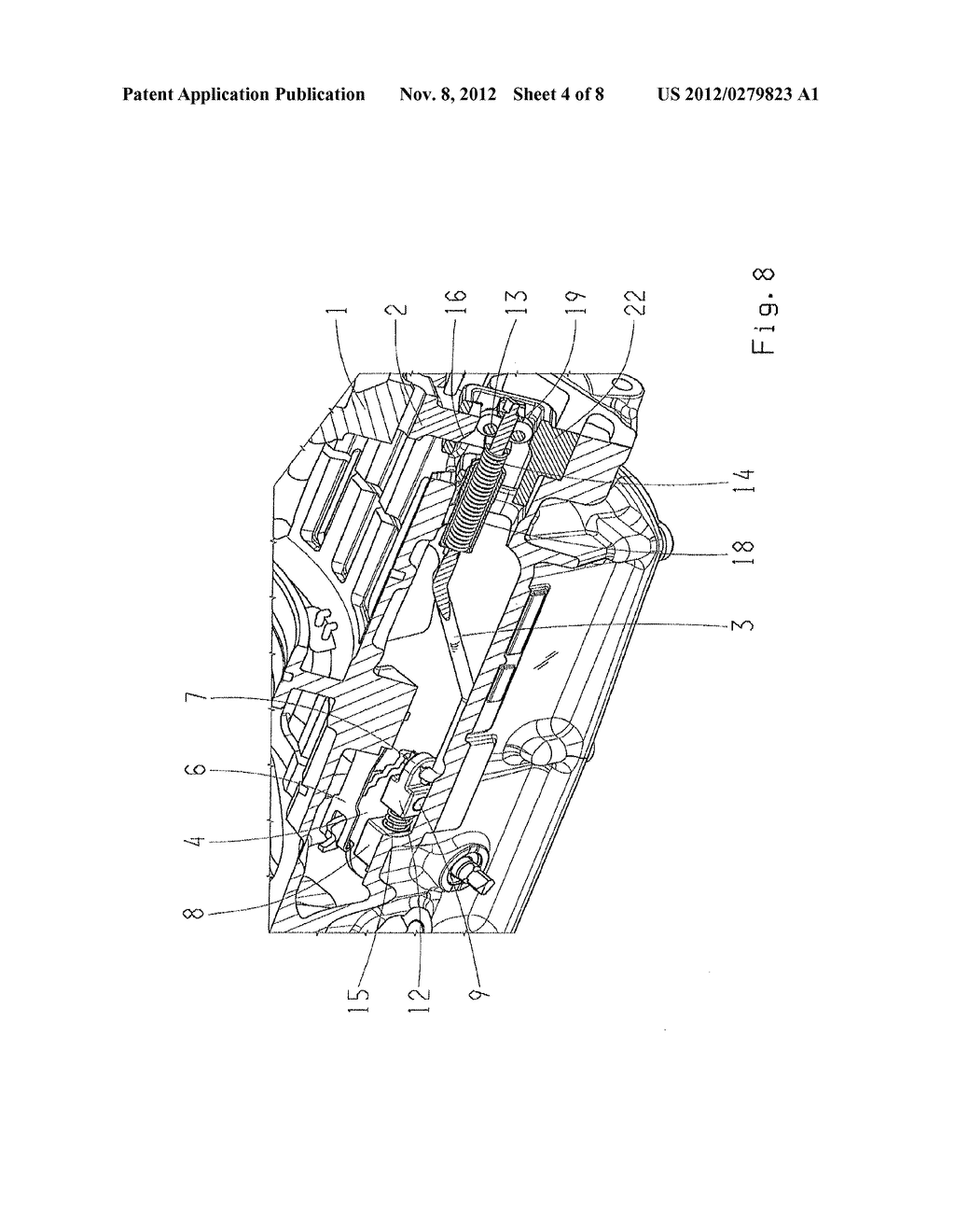 PARKING INTERLOCK ARRANGEMENT FOR AN AUTOMATIC TRANSMISSION - diagram, schematic, and image 05