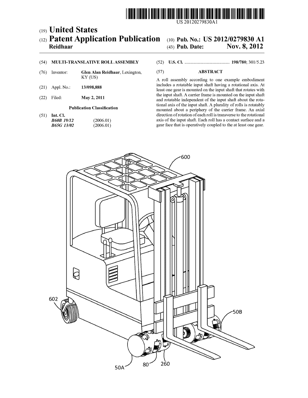 Multi-Translative Roll Assembly - diagram, schematic, and image 01