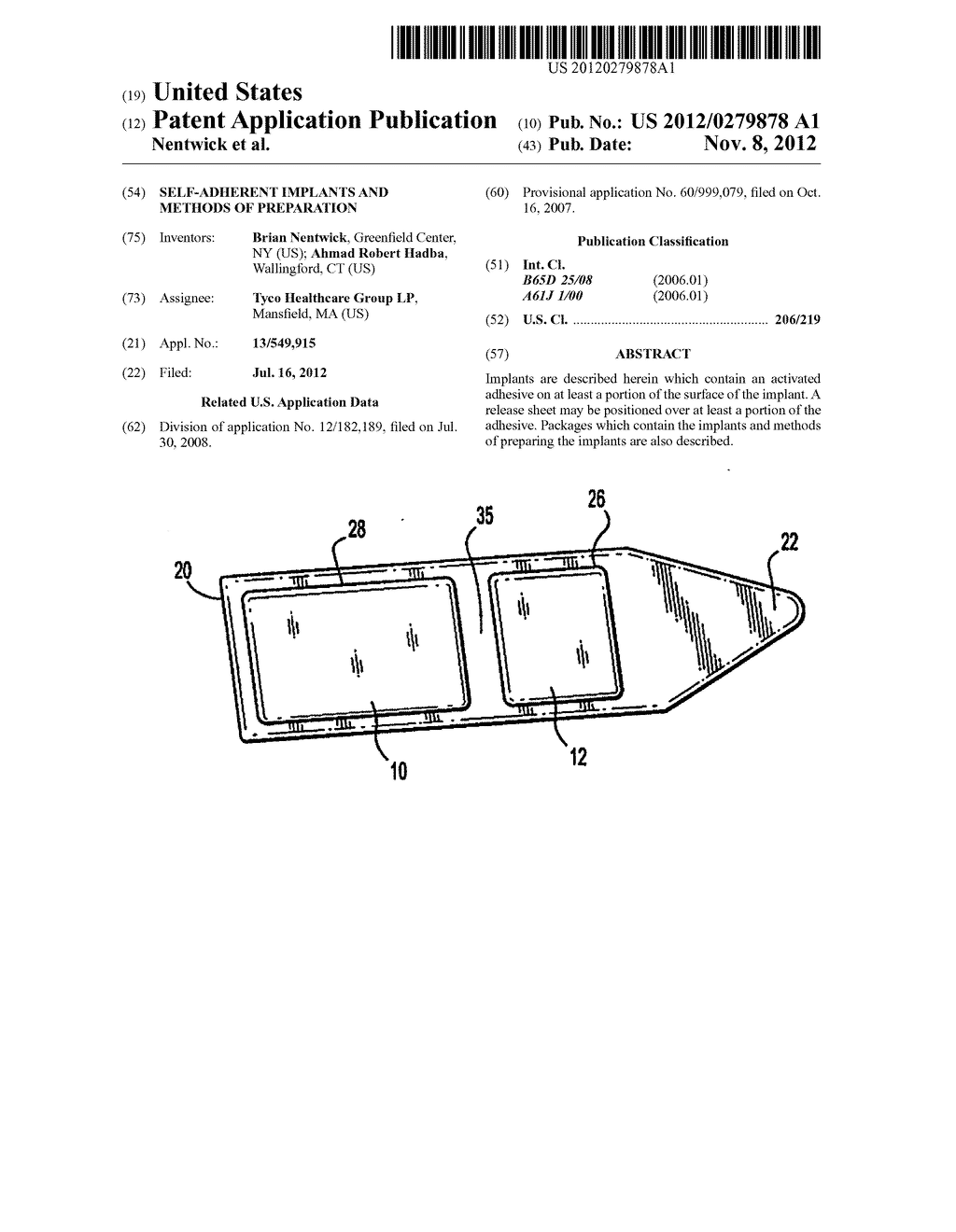 Self-Adherent Implants and Methods of Preparation - diagram, schematic, and image 01