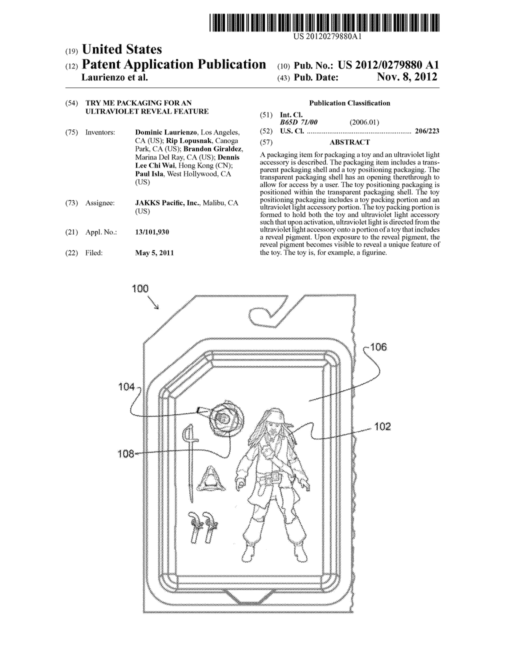 TRY ME PACKAGING FOR AN ULTRAVIOLET REVEAL FEATURE - diagram, schematic, and image 01