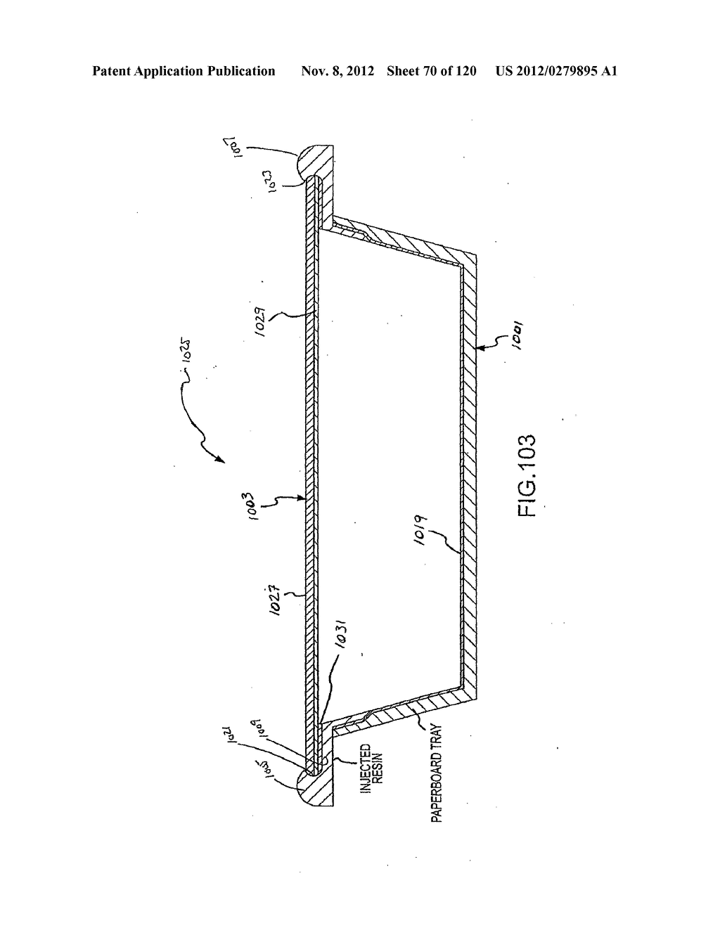 CONTAINER HAVING A RIM OR OTHER FEATURE ENCAPSULATED BY OR FORMED FROM     INJECTION-MOLDED MATERIAL - diagram, schematic, and image 71