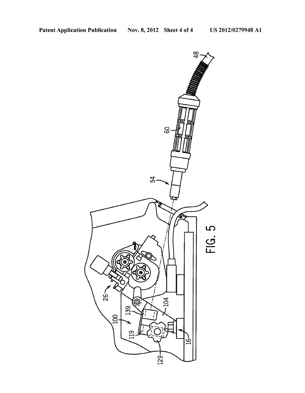 Dual Power Pin Connector Assembly For A MIG Welding Machine - diagram, schematic, and image 05