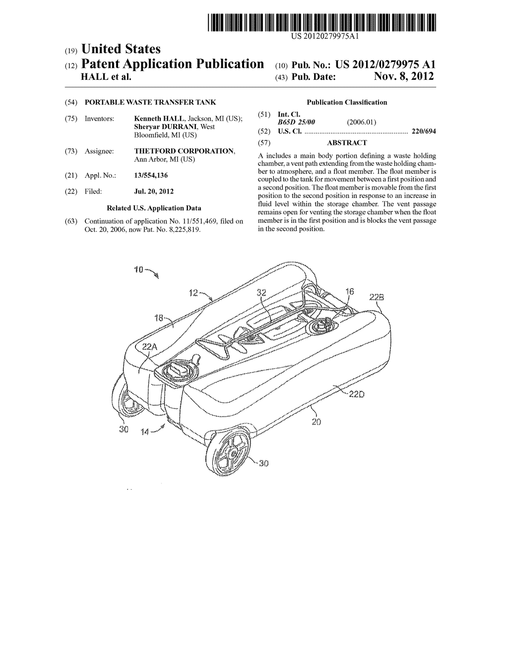 PORTABLE WASTE TRANSFER TANK - diagram, schematic, and image 01