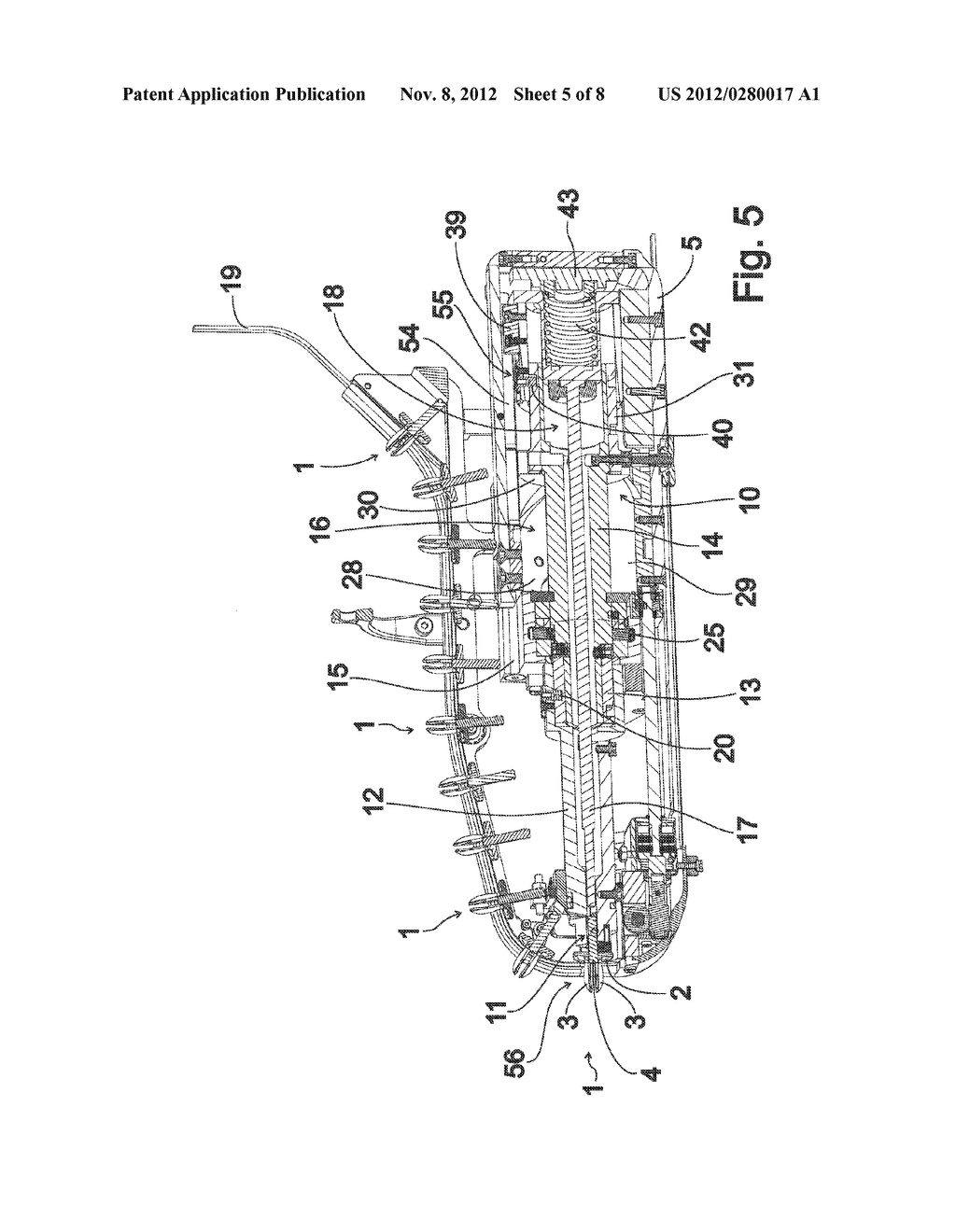 DEVICE FOR SETTING FASTENING ELEMENTS - diagram, schematic, and image 06