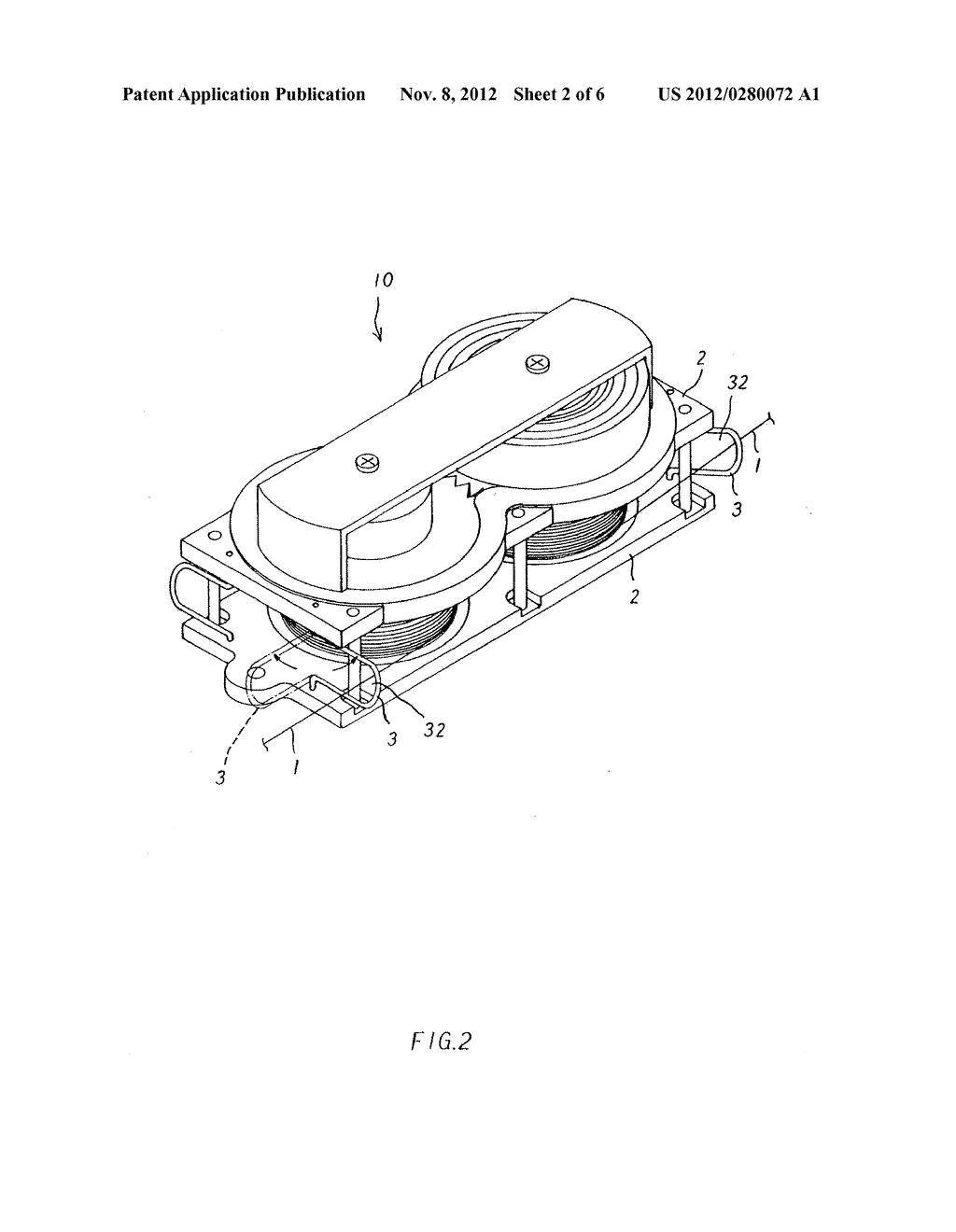 String-Guiding Structure for an Automatic Curtain-Reeling Device - diagram, schematic, and image 03