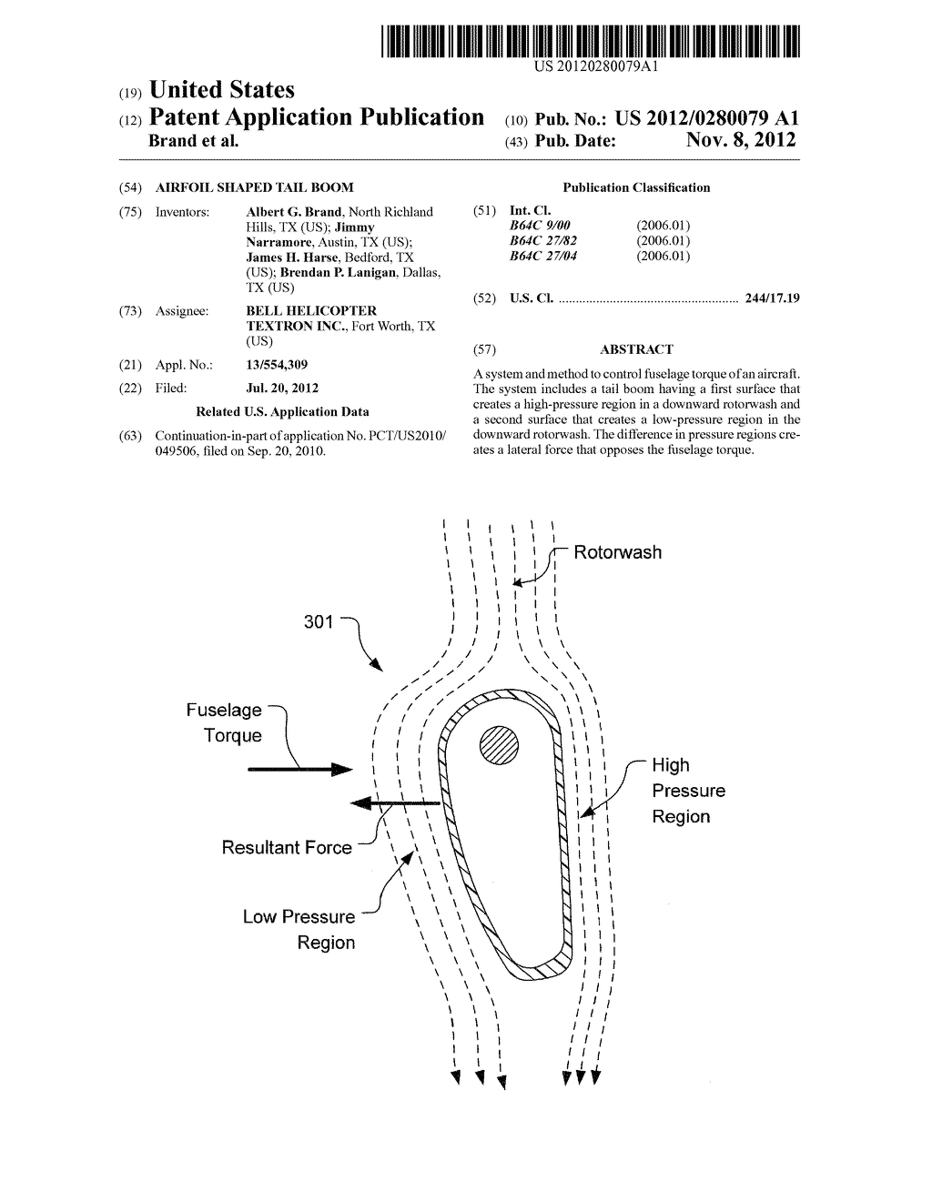 Airfoil Shaped Tail Boom - diagram, schematic, and image 01