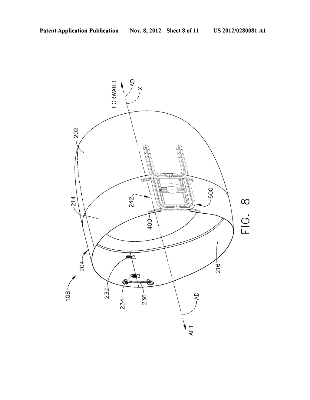 APPARATUS FOR FACILITATING ACCESS TO A NACELLE INTERIOR - diagram, schematic, and image 09