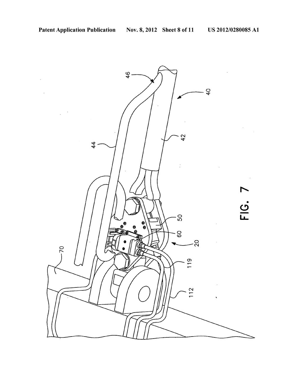 EXTRACTION FORCE TRANSFER COUPLING AND EXTRACTION PARACHUTE JETTISON     SYSTEM - diagram, schematic, and image 09