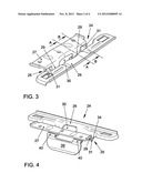 DEVICE FOR RETAINING A FUNCTIONAL PART, IN PARTICULAR A ROOF HANDLE, IN A     VEHICLE diagram and image