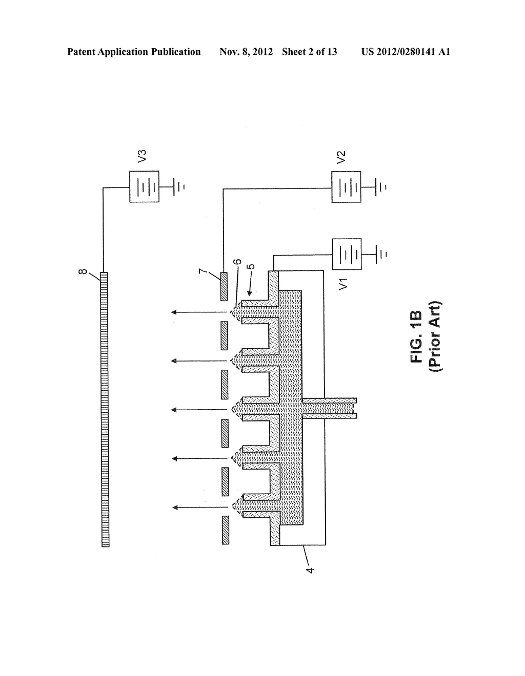 Method and Apparatus for Multiple Electrospray Emitters in Mass     Spectrometry - diagram, schematic, and image 03