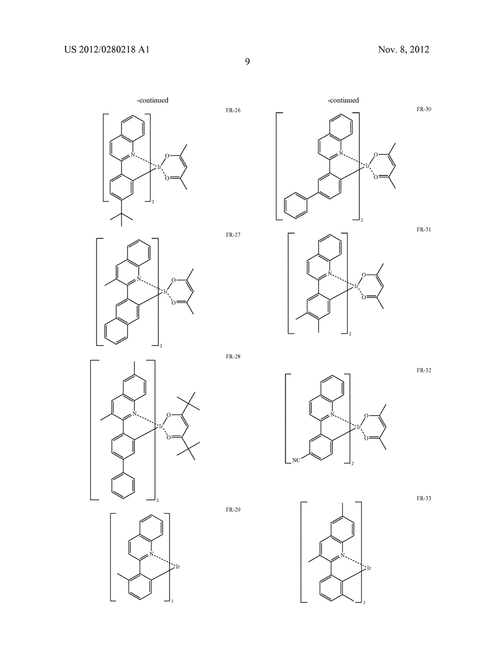 ORGANIC ELECTROLUMINESCENCE DEVICE - diagram, schematic, and image 11