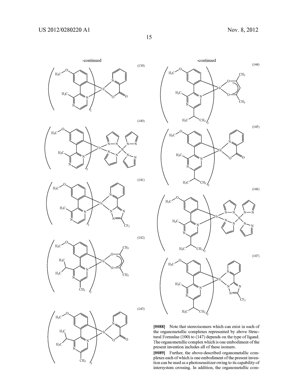 Organometallic Complex, and Light-Emitting Element, Light-Emitting Device,     Electronic Device, and Lighting Device Using the Organometallic Complex - diagram, schematic, and image 45