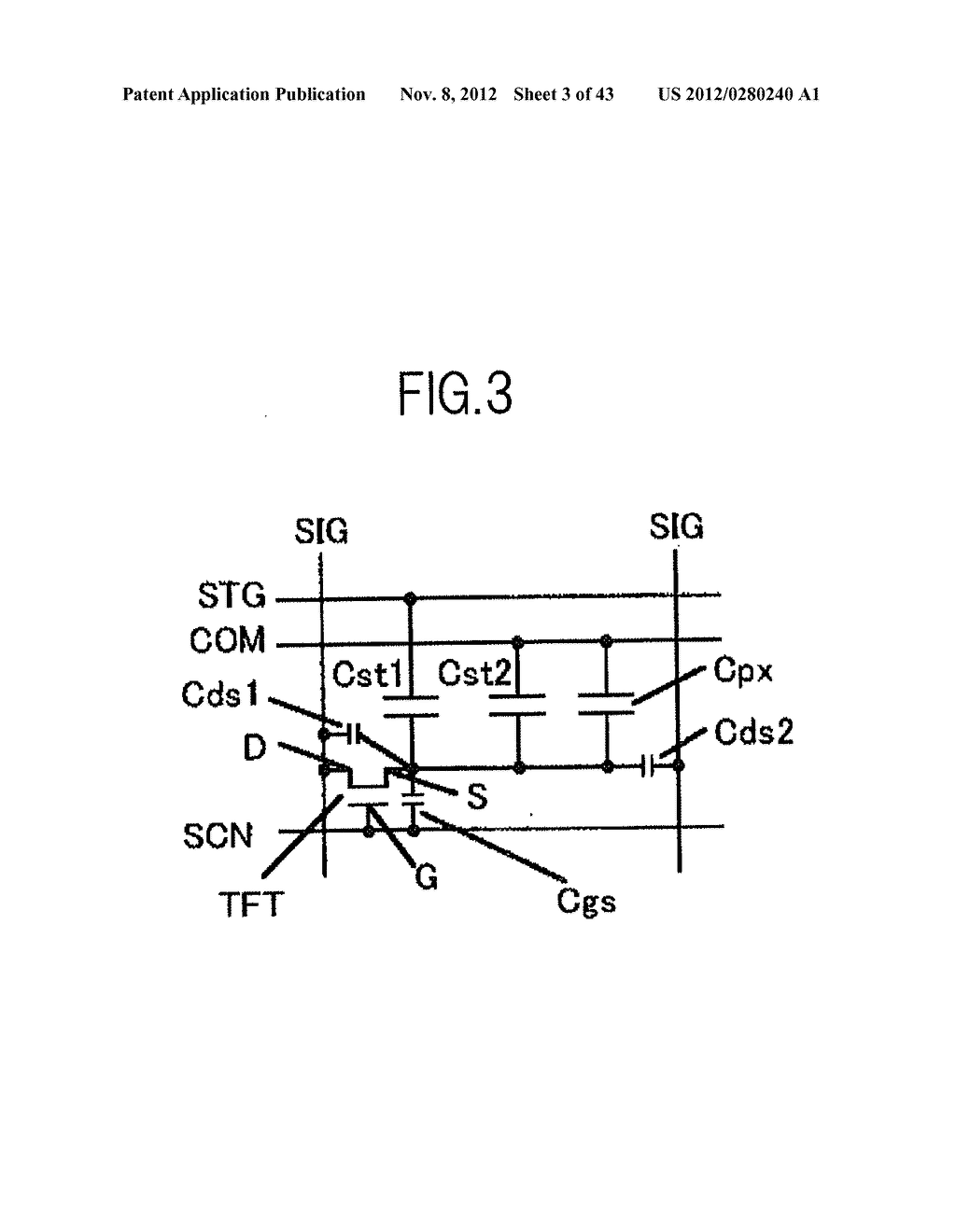 LIQUID CRYSTAL DISPLAY DEVICE HAVING FIRST, SECOND, AND THIRD TRANSPARENT     ELECTRODES WHEREIN A SECOND REGION OF THE SECOND ELECTRODE PROTRUDES FROM     A FIRST REGION - diagram, schematic, and image 04