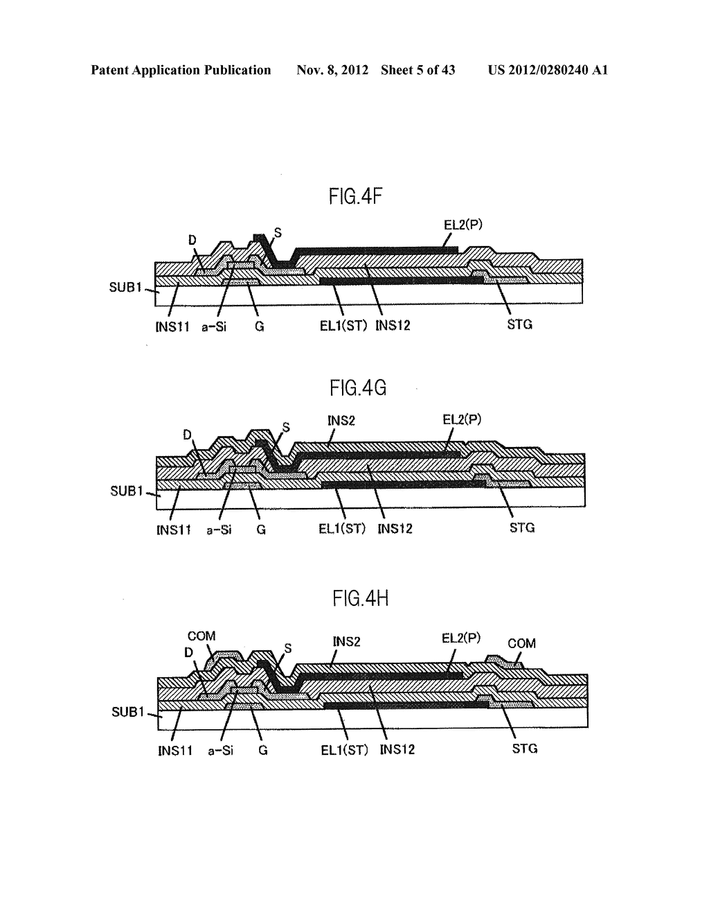 LIQUID CRYSTAL DISPLAY DEVICE HAVING FIRST, SECOND, AND THIRD TRANSPARENT     ELECTRODES WHEREIN A SECOND REGION OF THE SECOND ELECTRODE PROTRUDES FROM     A FIRST REGION - diagram, schematic, and image 06