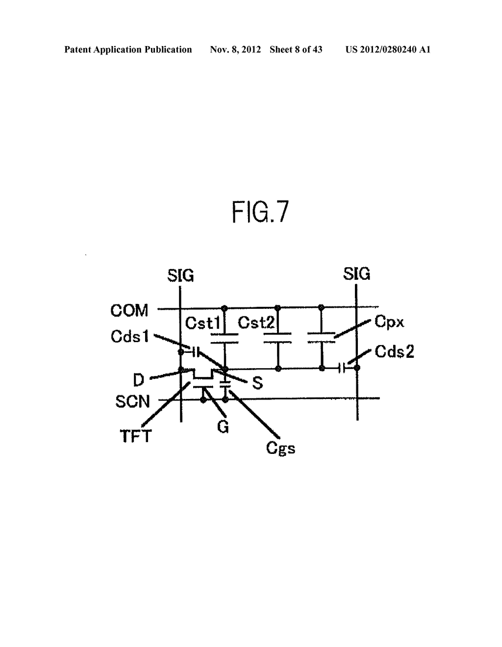 LIQUID CRYSTAL DISPLAY DEVICE HAVING FIRST, SECOND, AND THIRD TRANSPARENT     ELECTRODES WHEREIN A SECOND REGION OF THE SECOND ELECTRODE PROTRUDES FROM     A FIRST REGION - diagram, schematic, and image 09