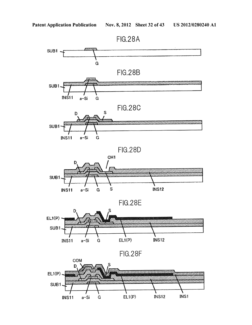 LIQUID CRYSTAL DISPLAY DEVICE HAVING FIRST, SECOND, AND THIRD TRANSPARENT     ELECTRODES WHEREIN A SECOND REGION OF THE SECOND ELECTRODE PROTRUDES FROM     A FIRST REGION - diagram, schematic, and image 33
