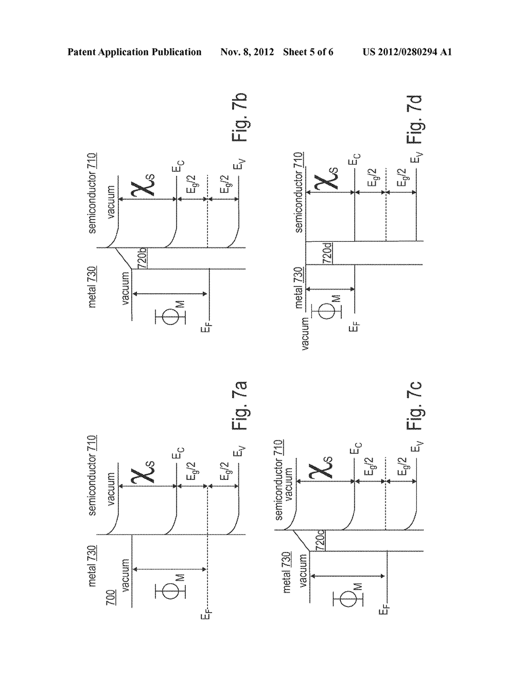 METHOD FOR DEPINNING THE FERMI LEVEL OF A SEMICONDUCTOR AT AN ELECTRICAL     JUNCTION AND DEVICES INCORPORATING SUCH JUNCTIONS - diagram, schematic, and image 06