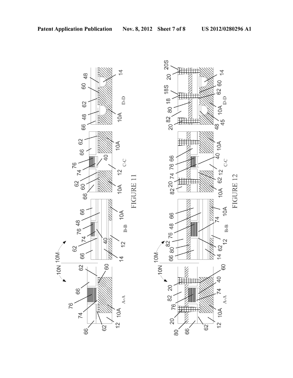 Semiconductor Device with DRAM Bit Lines Made From Same Material as Gate     Electrodes in Non-Memory Regions of the Device, and Methods of Making     Same - diagram, schematic, and image 08