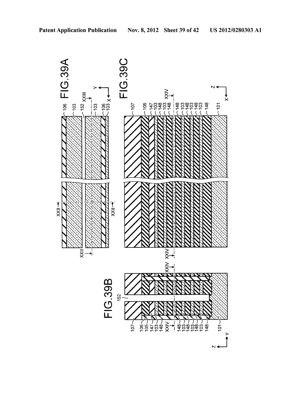 NON-VOLATILE SEMICONDUCTOR MEMORY DEVICE AND METHOD OF MANUFACTURING THE     SAME - diagram, schematic, and image 40