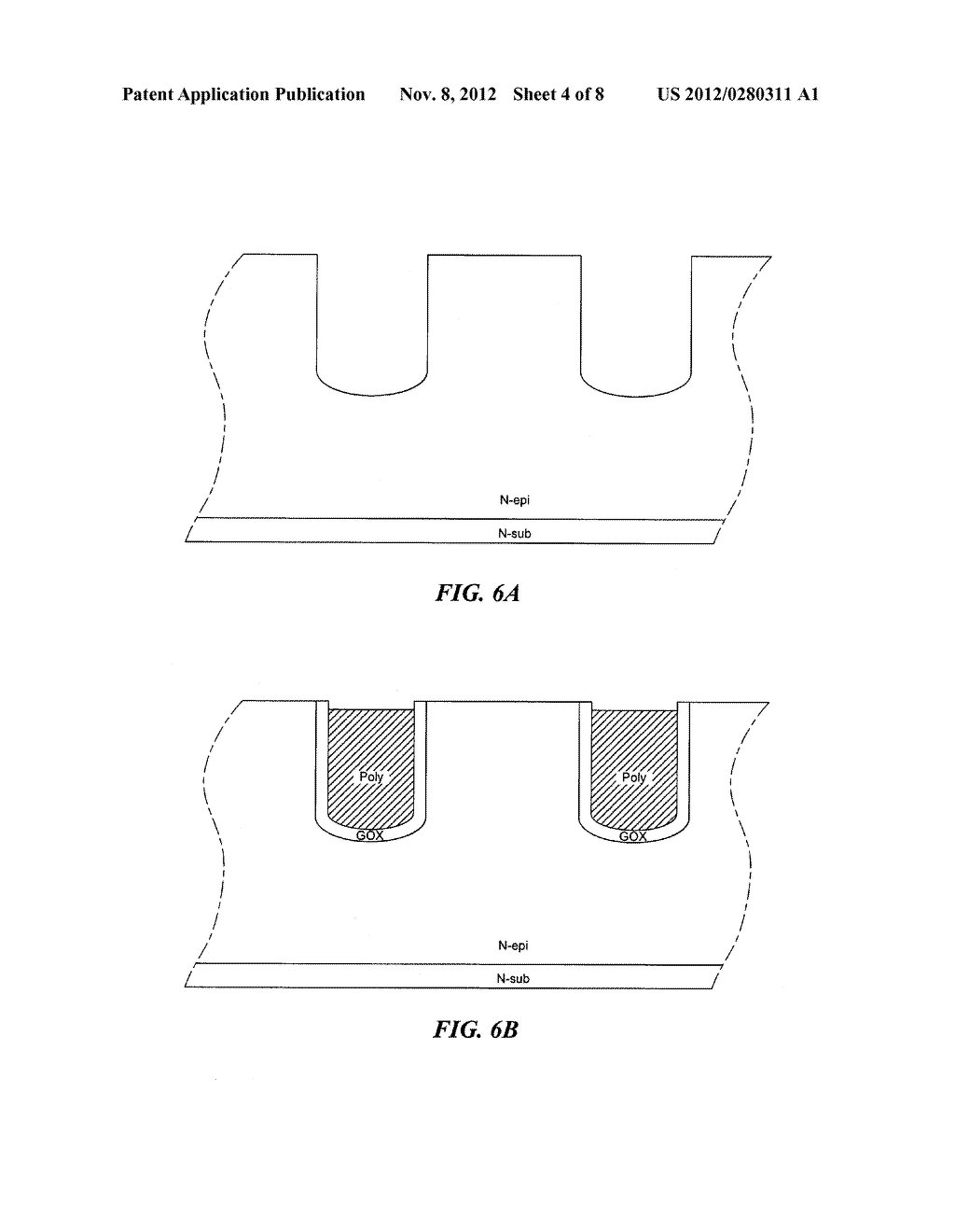 TRENCH-GATE MOSFET DEVICE AND METHOD FOR MAKING THE SAME - diagram, schematic, and image 05