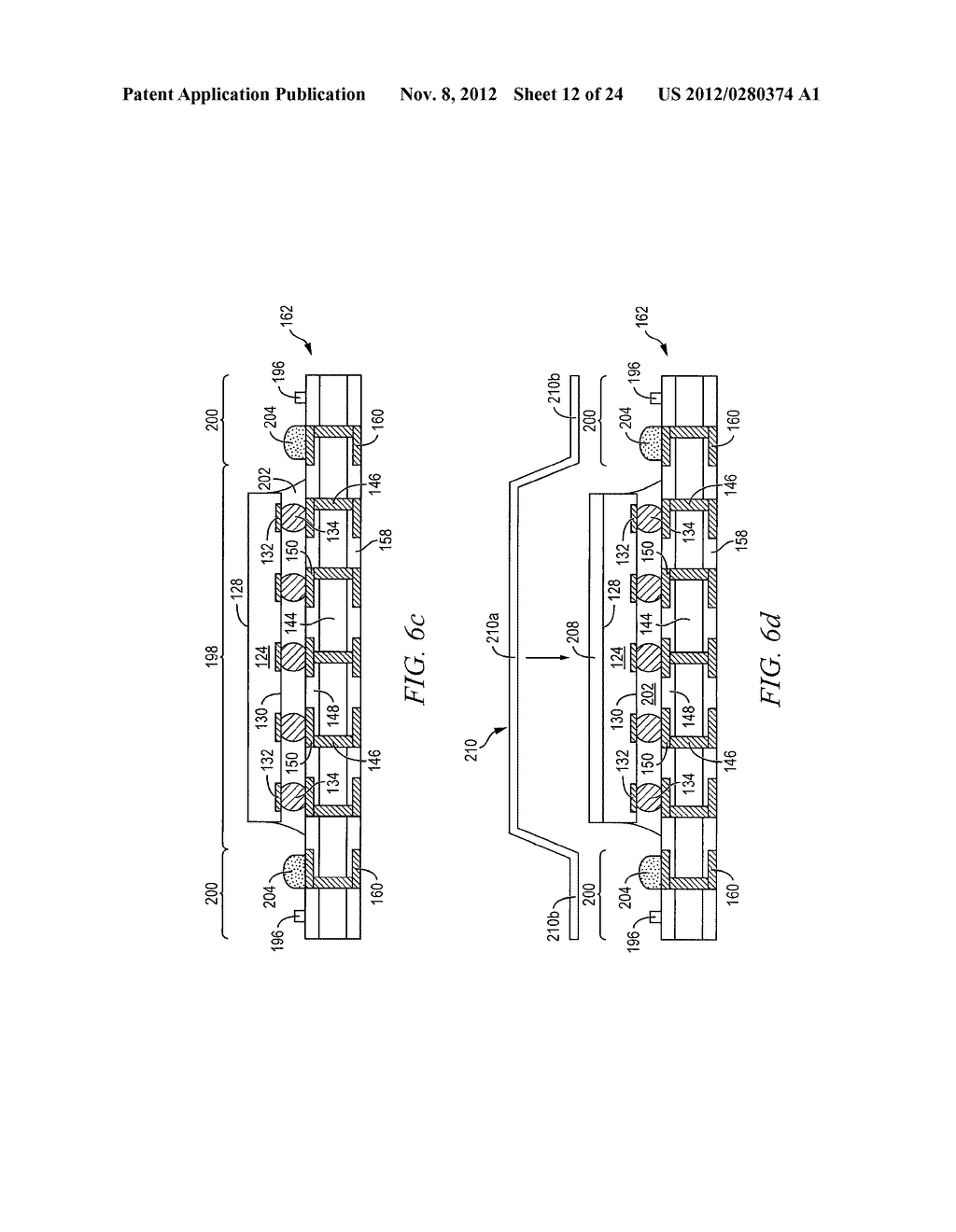 Semiconductor Device and Method of Mounting Cover to Semiconductor Die and     Interposer with Adhesive Material - diagram, schematic, and image 13