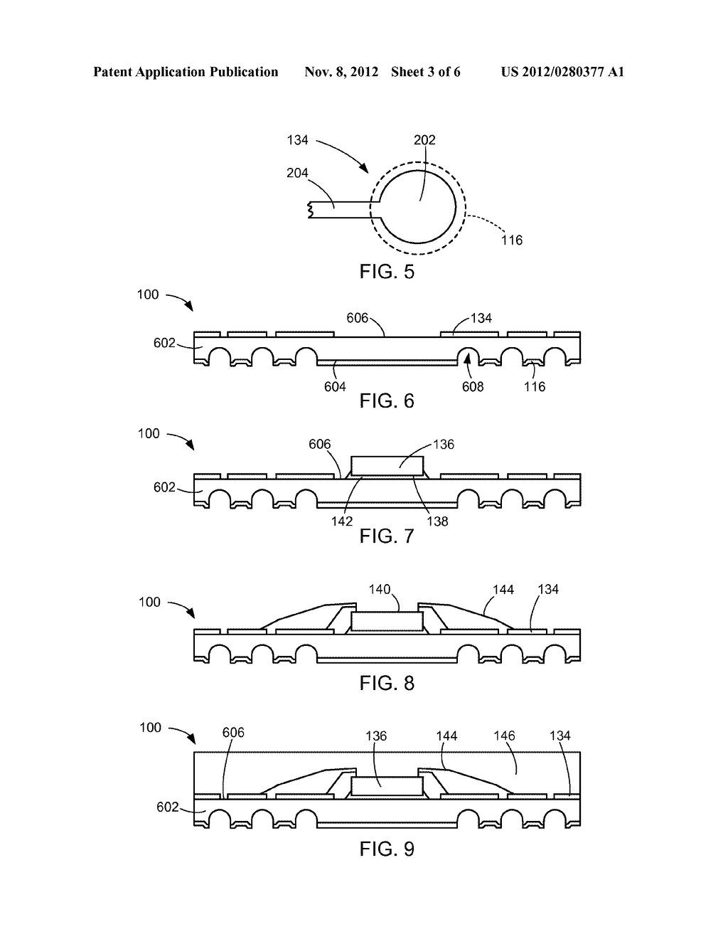 INTEGRATED CIRCUIT PACKAGING SYSTEM WITH PAD CONNECTION AND METHOD OF     MANUFACTURE THEREOF - diagram, schematic, and image 04