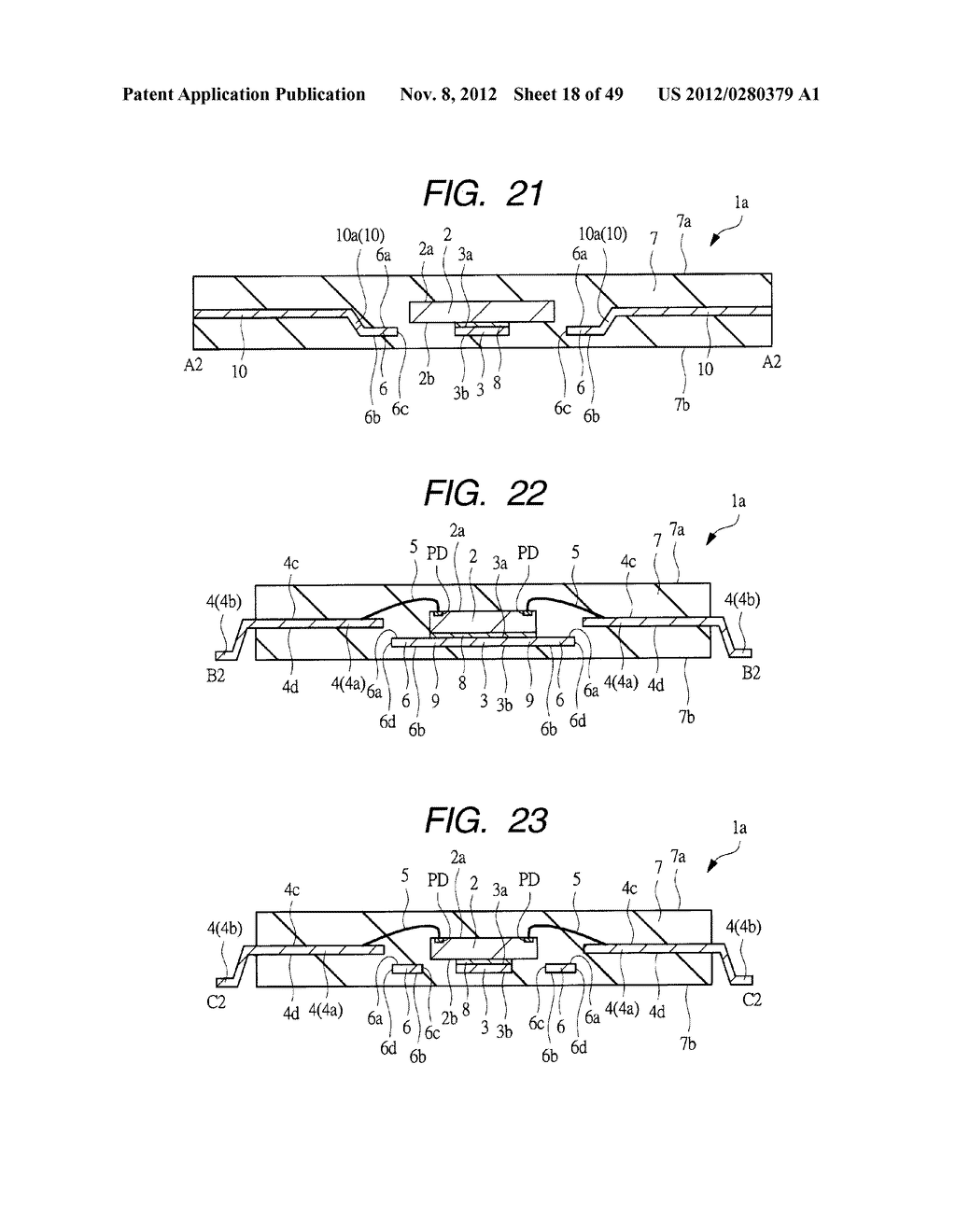 SEMICONDUCTOR DEVICE AND METHOD OF MANUFACTURING SAME - diagram, schematic, and image 19