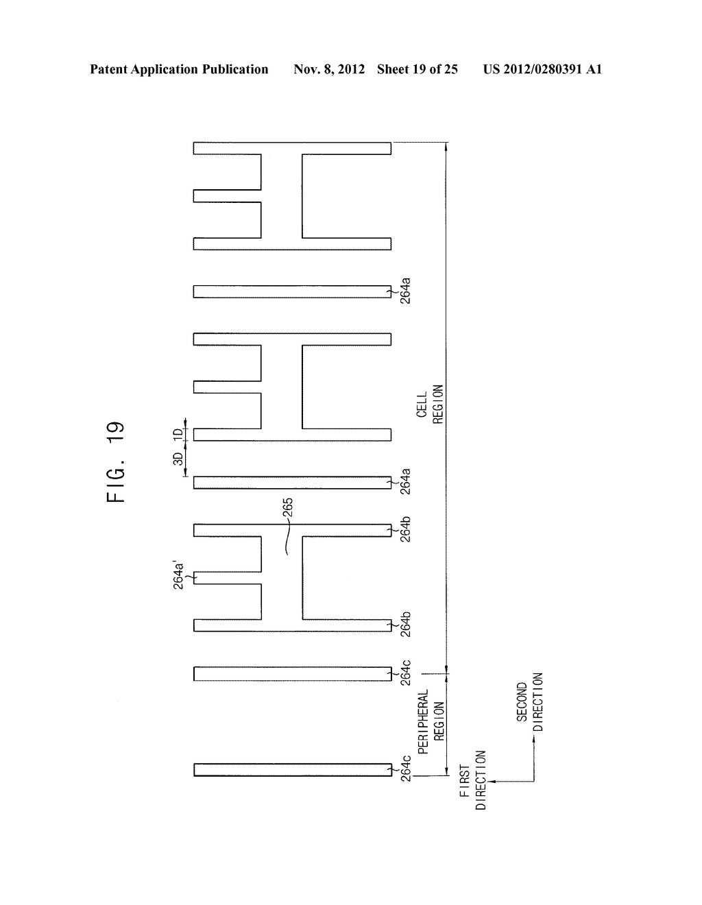 SEMICONDUCTOR DEVICE CONDUCTIVE PATTERN STRUCTURES AND METHODS OF     MANUFACTURING THE SAME - diagram, schematic, and image 20