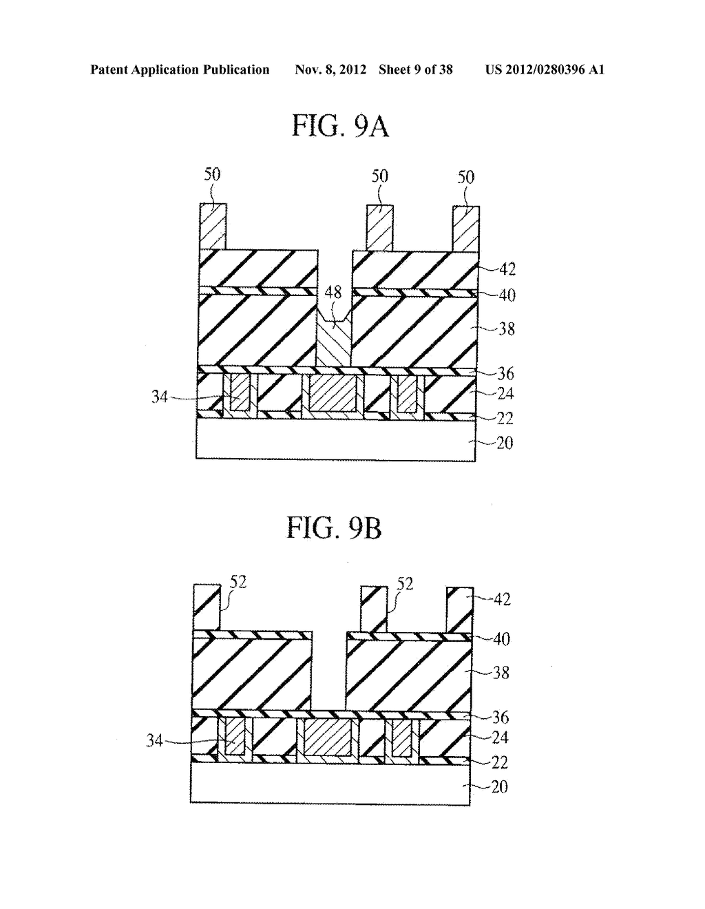 SEMICONDUCTOR DEVICE HAVING GROOVE-SHAPED VIA-HOLE - diagram, schematic, and image 10